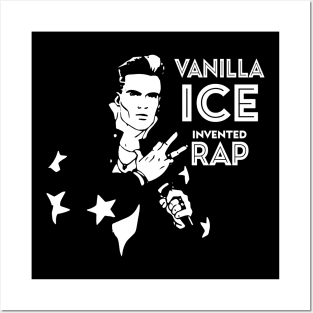 Vanilla Ice invented rap retro Posters and Art